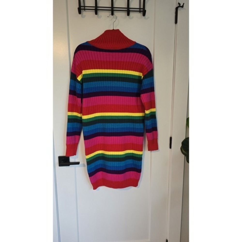 😀 Rainbow Knit‎ Swester Dress - Pride - Med - Picture 2 of 3